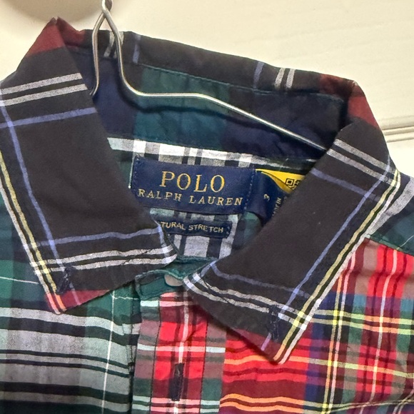 Polo by Ralph Lauren Kids Colorful Plaid Button-Down Shirt - Picture 3 of 3